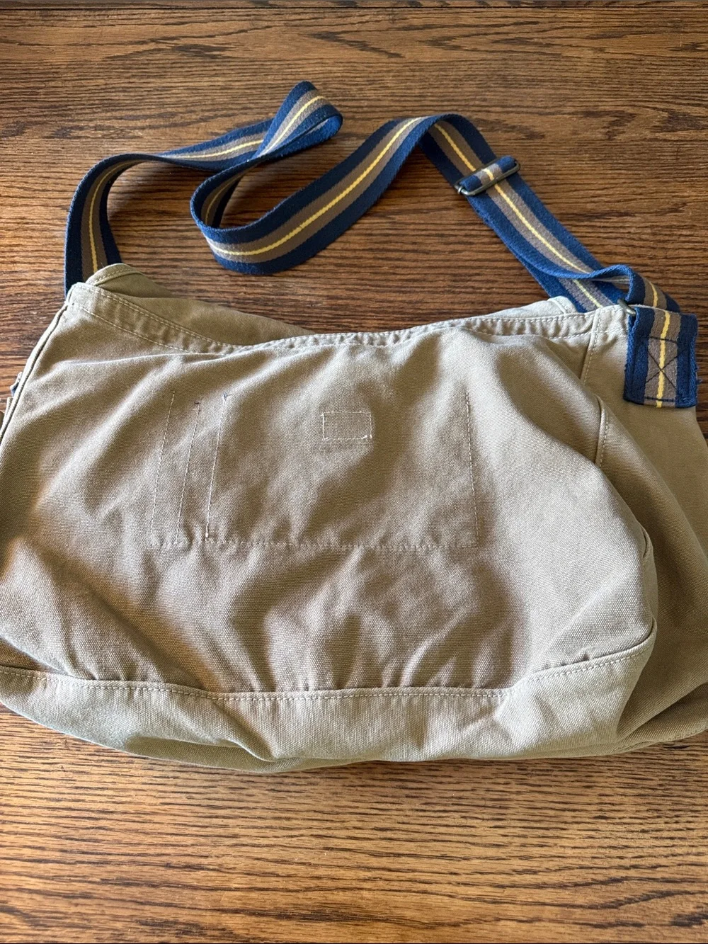 Y2K Canvas Messenger Laptop Bag Utility Crossbody American Eagle 1977